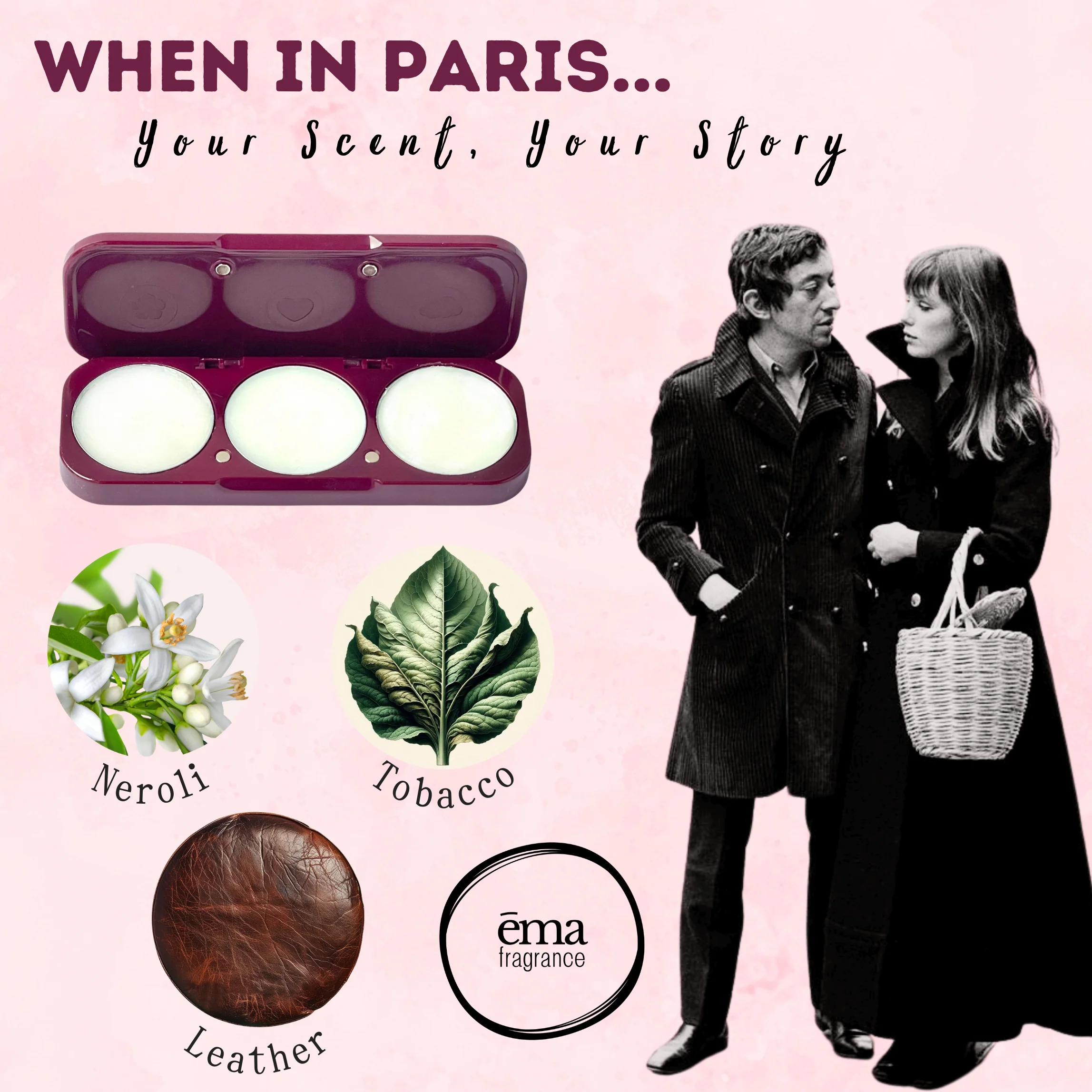 Leather – Warm Smoky Leather Solid Perfume Pod - Image 4